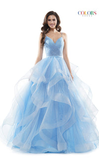 Cornflower Colors Dress 2381 Formal Prom Dress