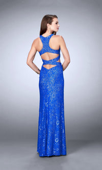  Long Formal La Femme Dress 23999