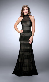 Black Long La Femme Gown 24076