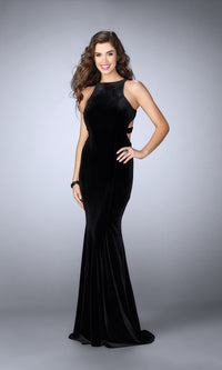 Black Long La Femme Gown 24316