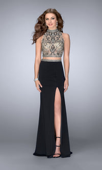 Black Long La Femme Gown 24390