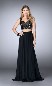 Black Long La Femme Gown 24564