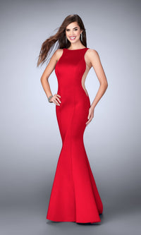 Red Long La Femme Gown 24606