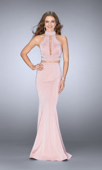 Blush Long La Femme Gown 24622