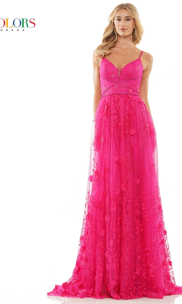 Fuchsia Colors Dress 2726 Formal Prom Dress