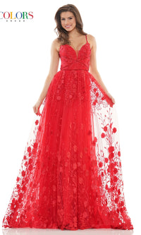 Red Colors Dress 2726 Formal Prom Dress