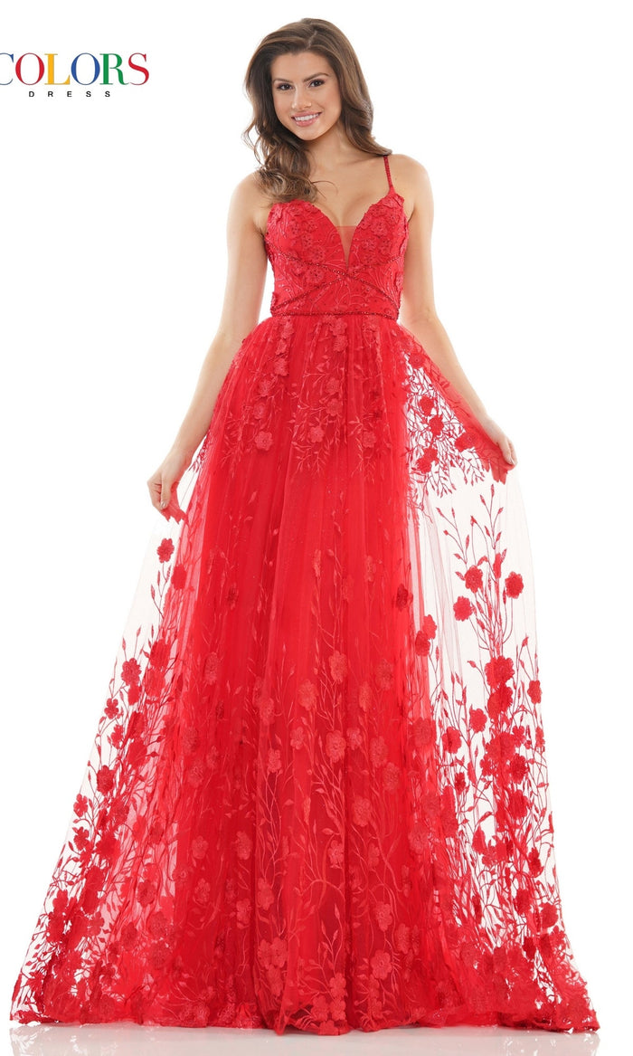 Red Colors Dress 2726 Formal Prom Dress