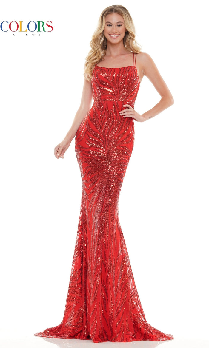 Red Colors Dress 2743 Formal Prom Dress