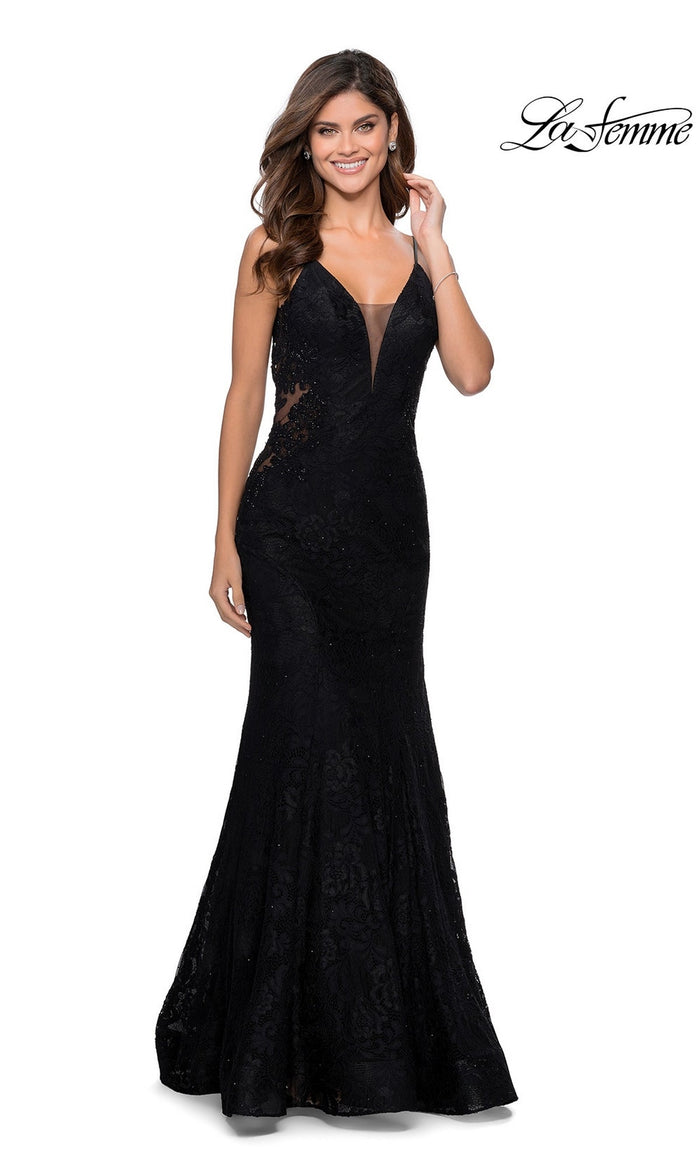 Black La Femme 28355 Formal Prom Dress