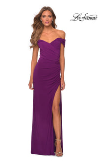 Purple La Femme 28389 Formal Prom Dress - Image