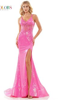 Hot Pink Colors Dress 2848 Formal Prom Dress