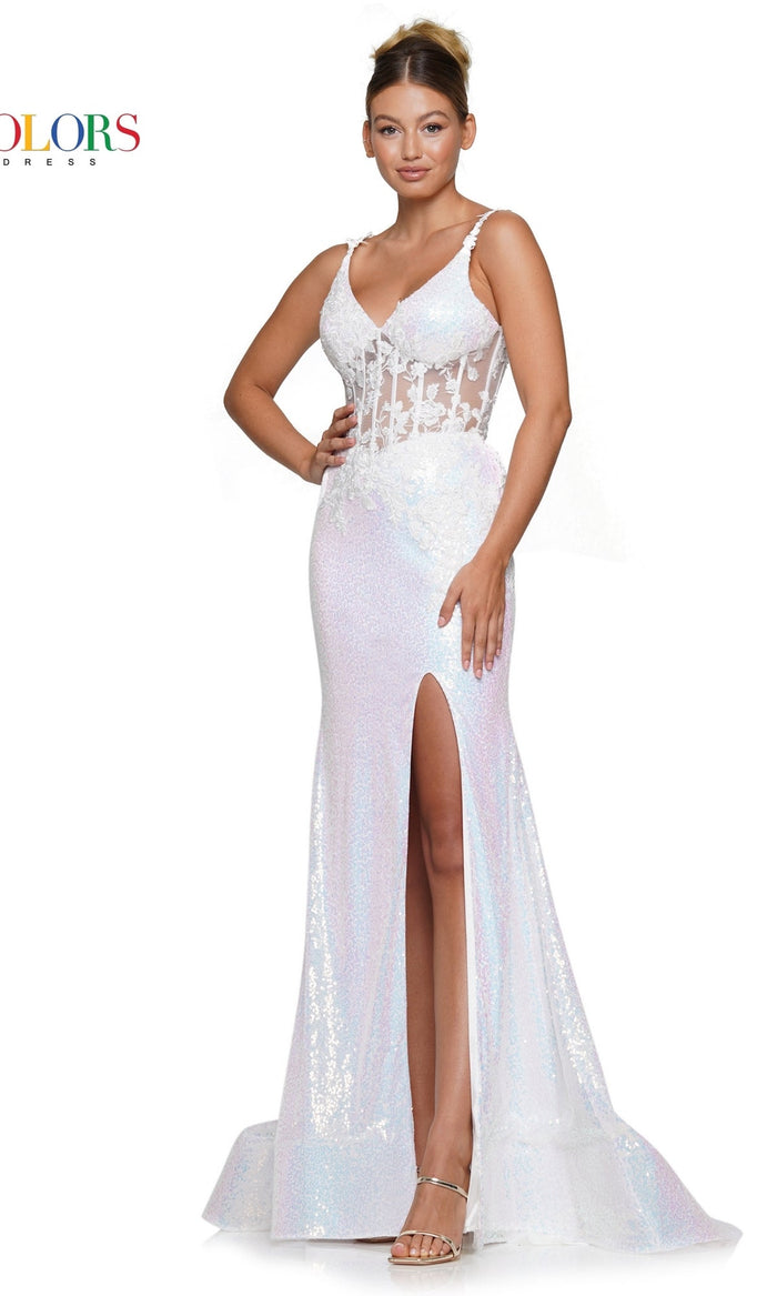 Off White Colors Dress 2848 Formal Prom Dress