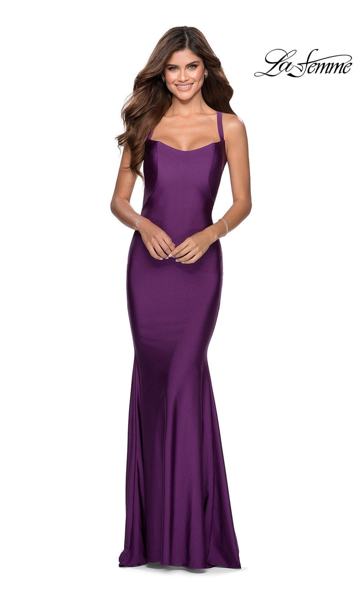 Royal Purple La Femme 28568 Formal Prom Dress