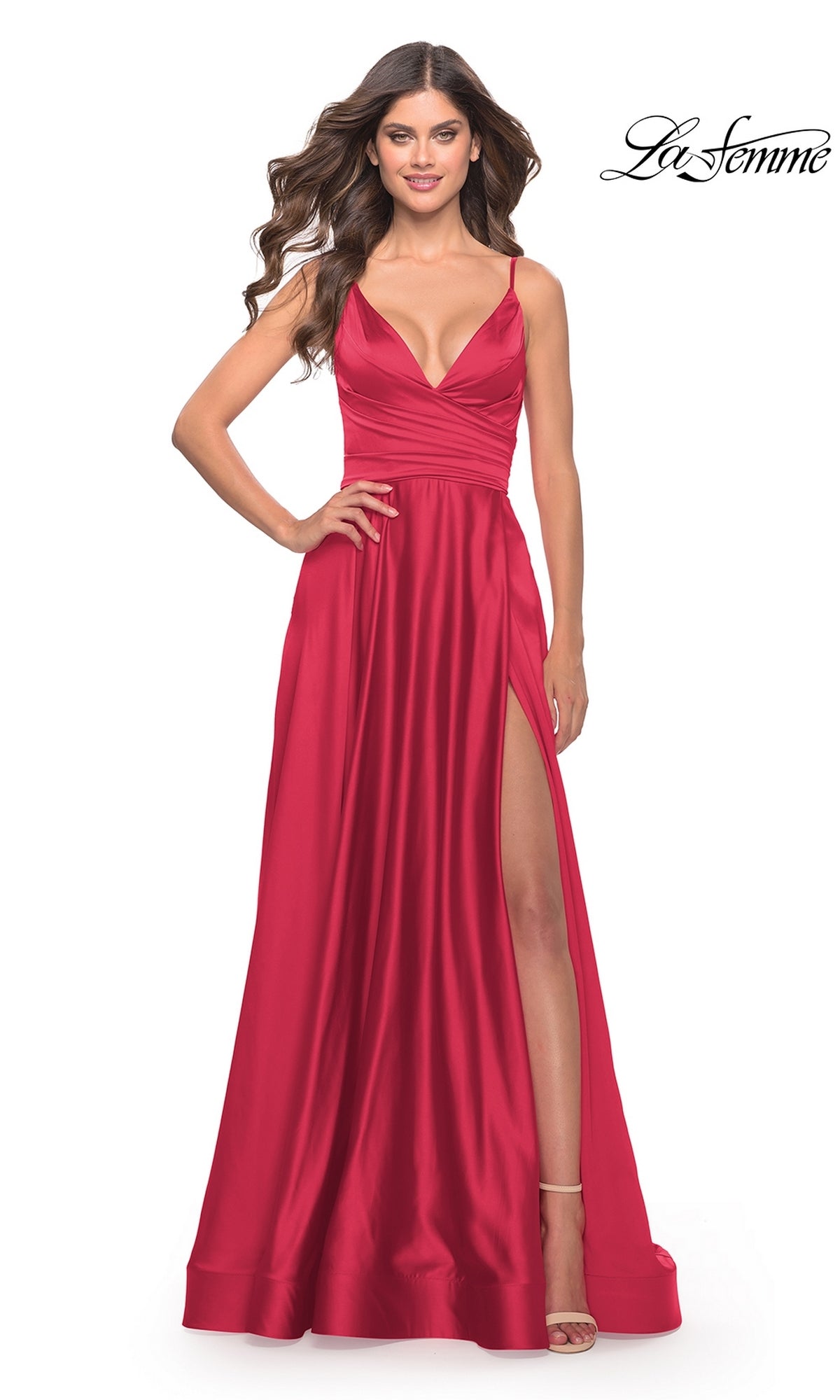 Red La Femme 28607 Formal Prom Dress