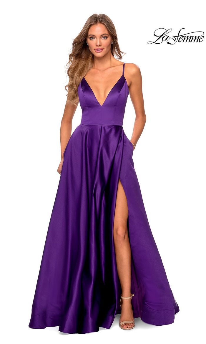 Royal Purple La Femme 28628 Formal Prom Dress