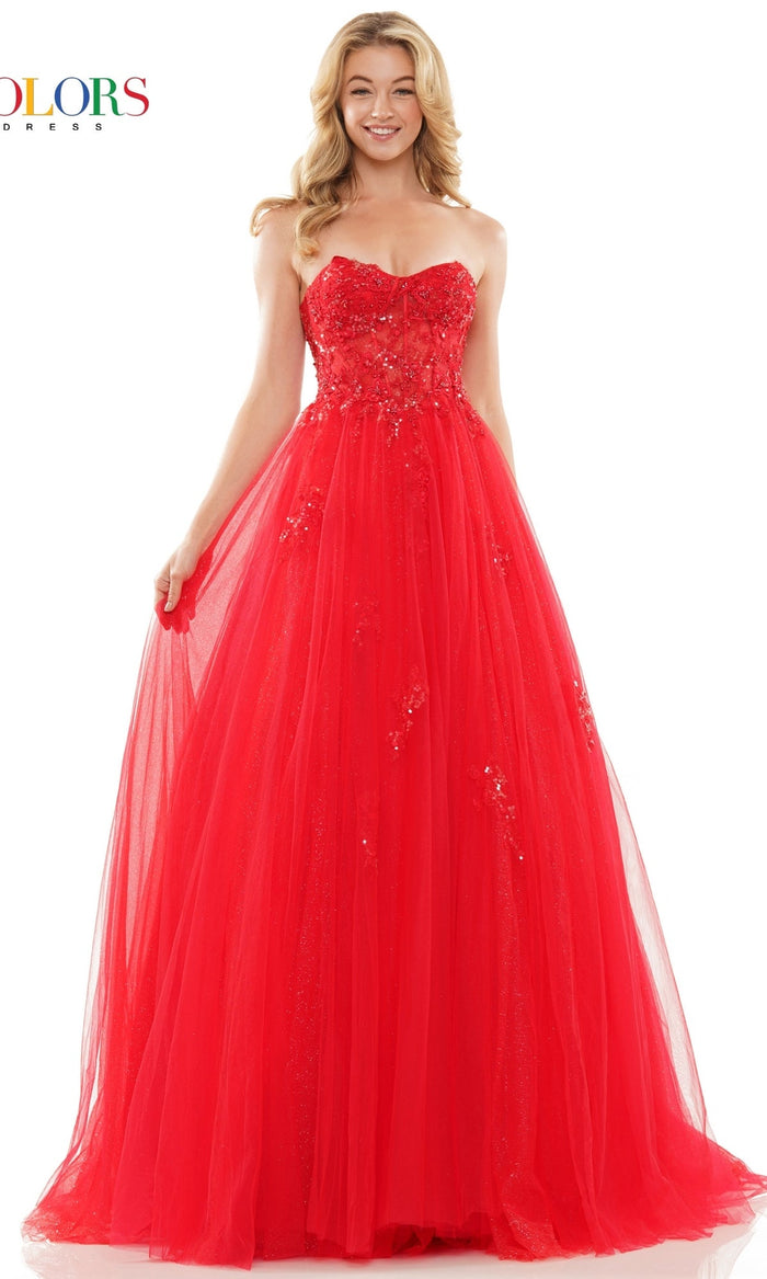Red Colors Dress 2898 Formal Prom Dress