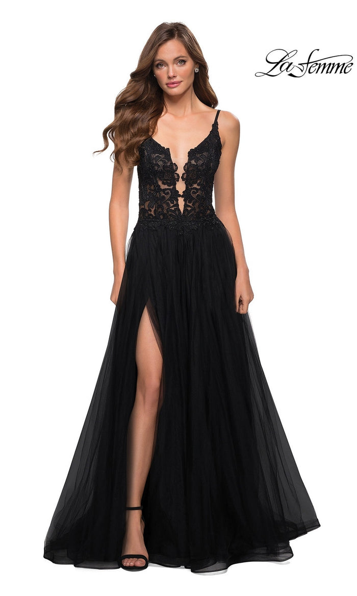 Black La Femme 29686 Formal Prom Dress
