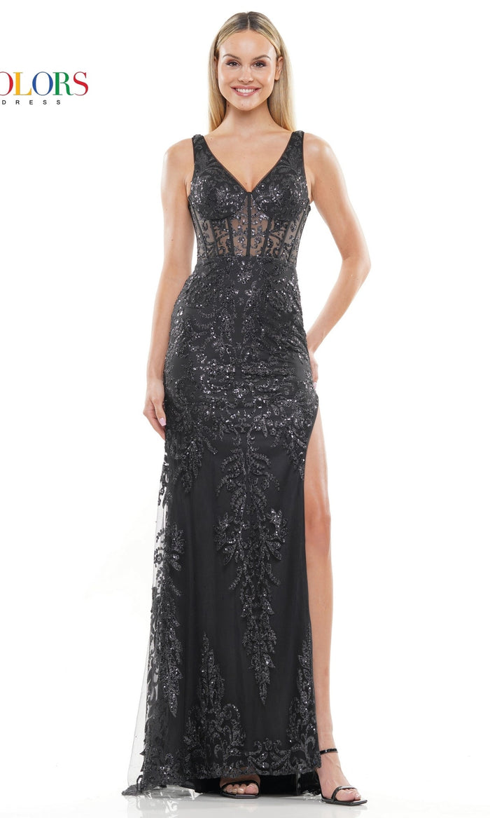 Black Colors Dress 2990 Formal Prom Dress