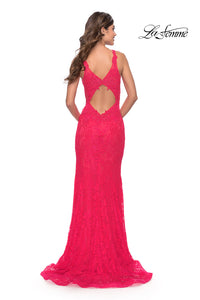  Pink Neon Prom Dress 29978