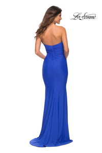  La Femme Strapless Long Sweetheart Prom Dress