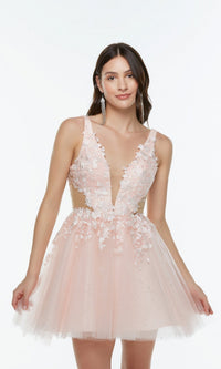  Short Homecoming Dress By Alyce 3099
