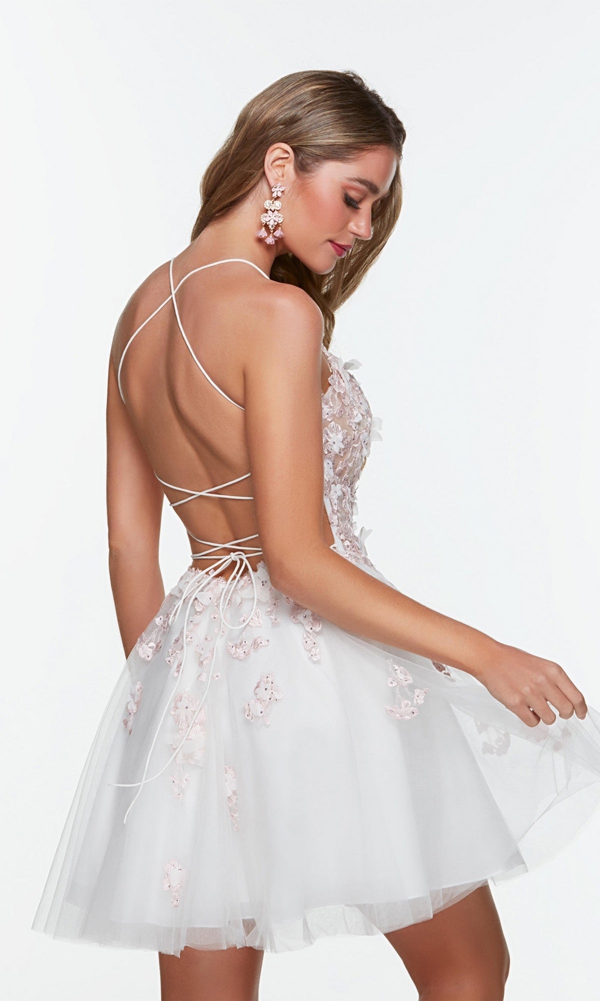  Short Homecoming Dress By Alyce 3102