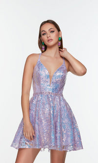  Short Homecoming Dress By Alyce 3106