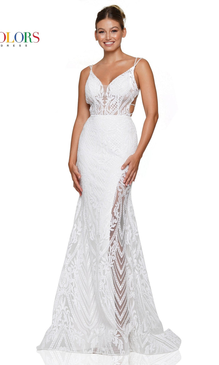 Off White Colors Dress 3117 Formal Prom Dress