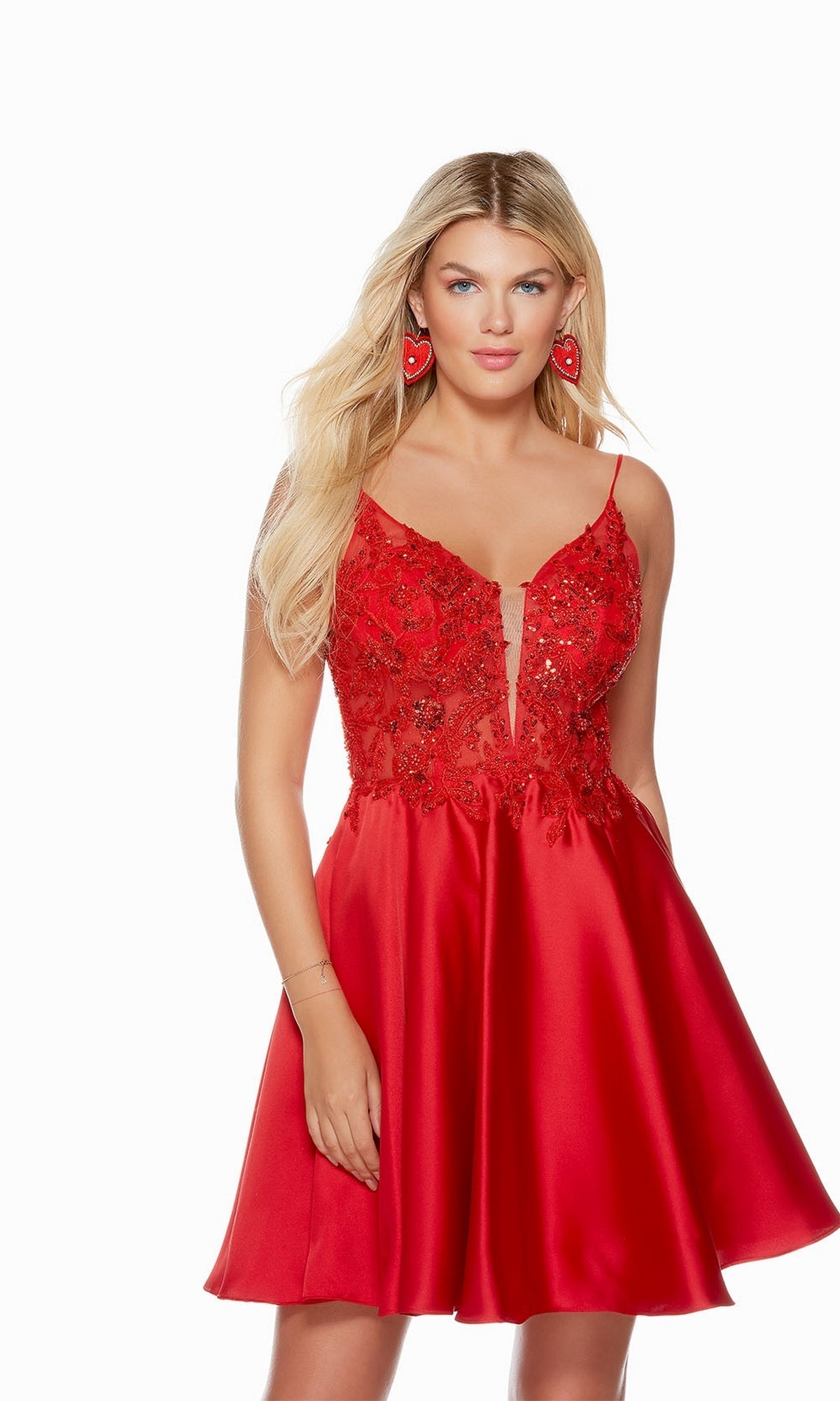 Red Alyce Red Short Homecoming Dress 3120