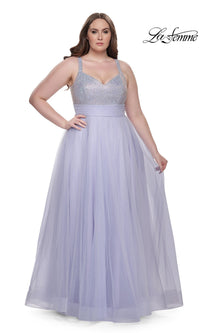  La Femme 31251 Plus-Size Formal Prom Dress