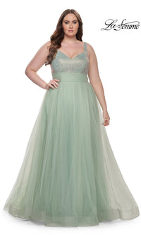  La Femme 31251 Plus-Size Formal Prom Dress