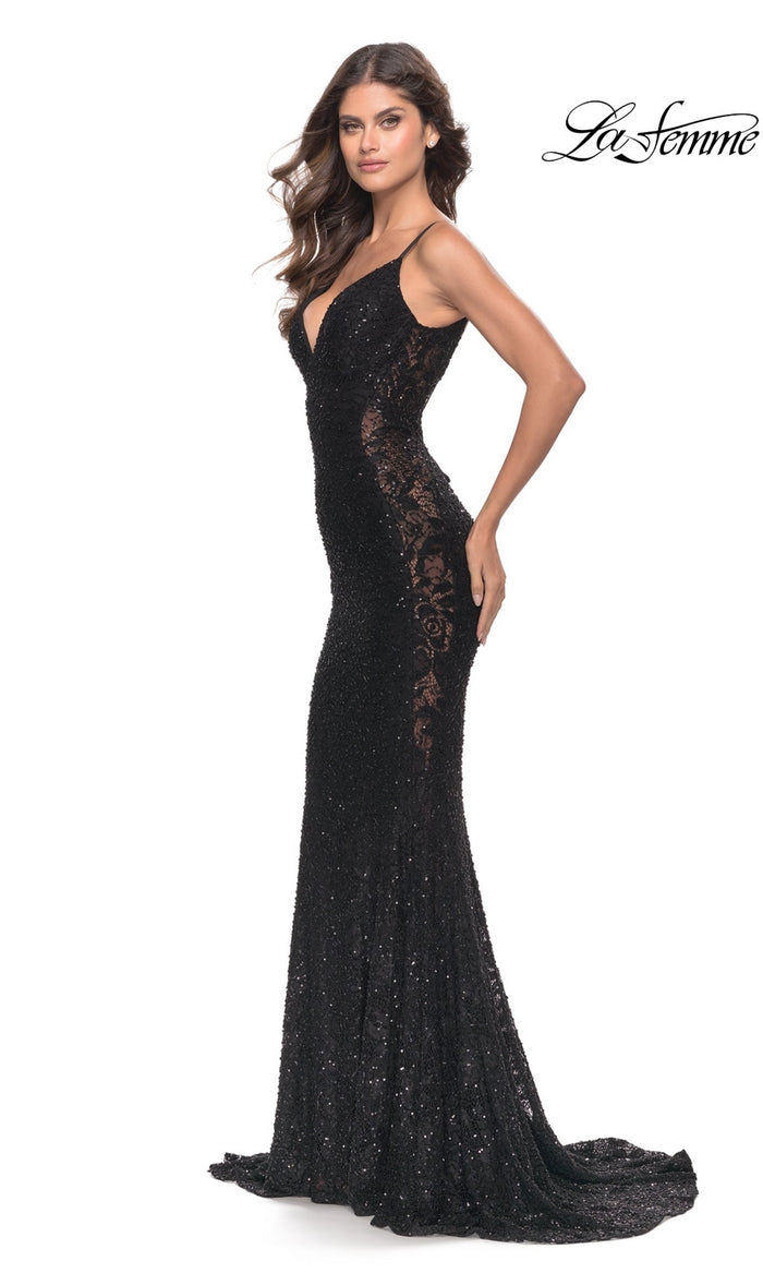 Black La Femme 31257 Formal Prom Dress