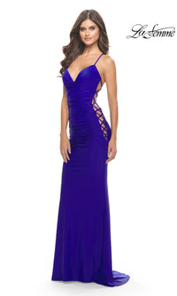 Royal Blue La Femme 31315 Formal Prom Dress