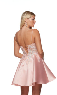  Alyce Blush Pink A-Line Homecoming Dress 3131