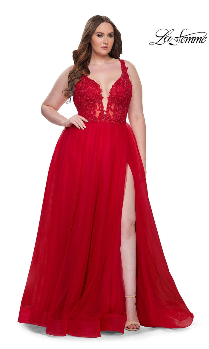 Red La Femme 31394 Formal Prom Dress