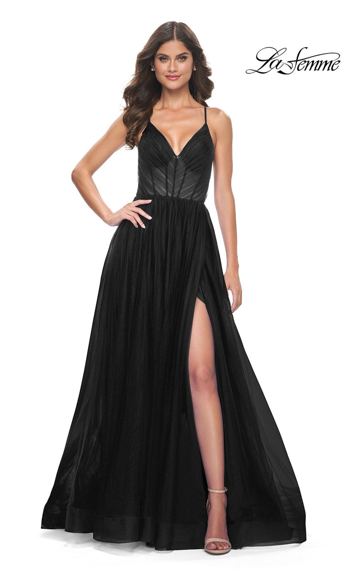 Black La Femme 31457 Formal Prom Dress
