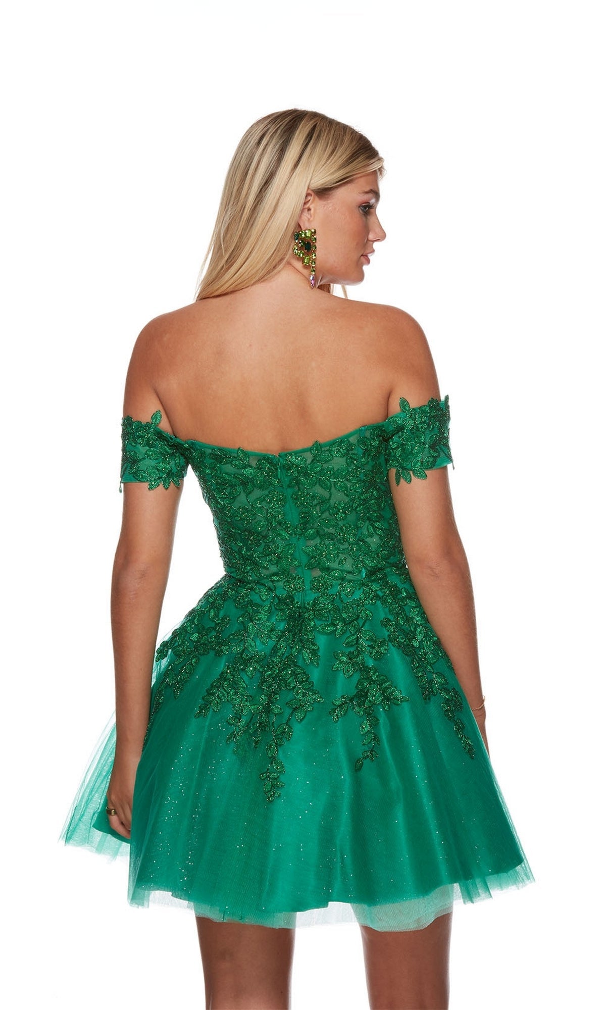  Off-Shoulder Short Homecoming Dress 3146