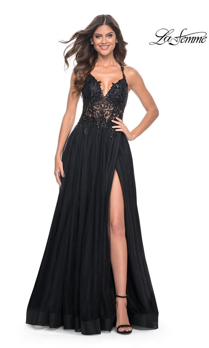 Black La Femme 31471 Formal Prom Dress