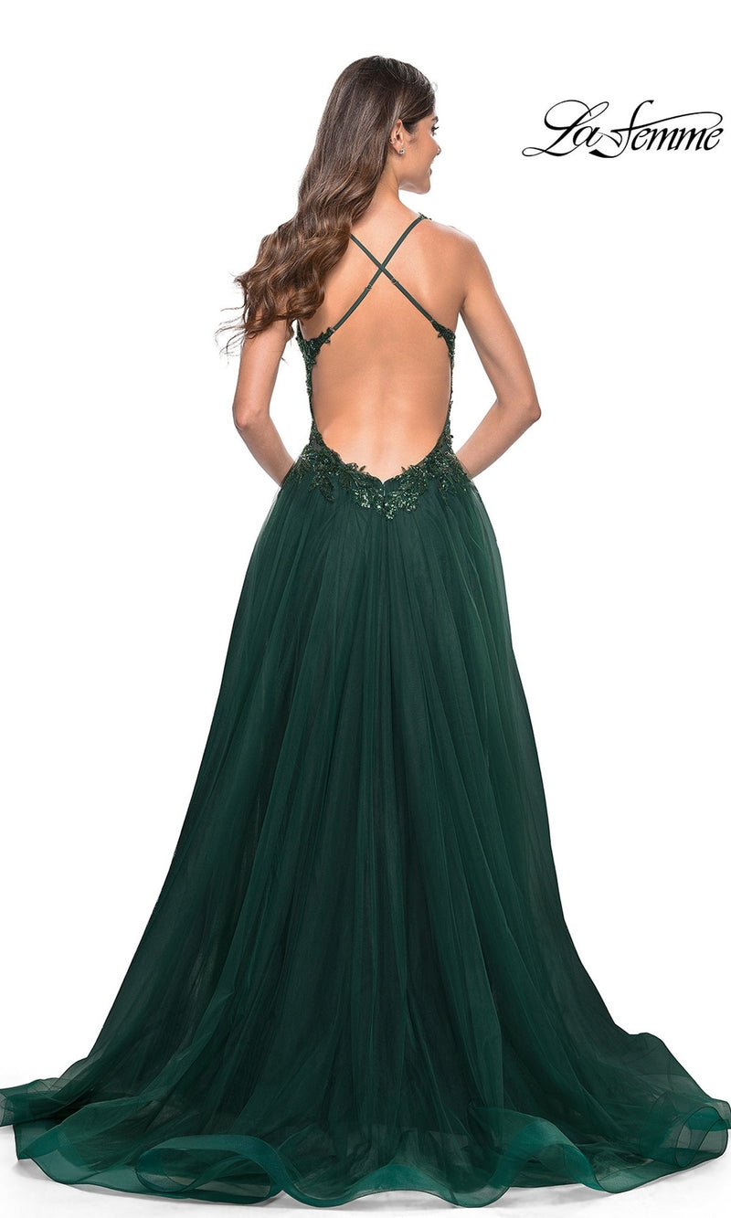 Robe Sans Bretelles La Femme Taille 20W - Vert, Neuve Avec étiquettes - Taille Grande