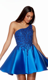 Royal Short Dress By Alyce For Homecoming 3149