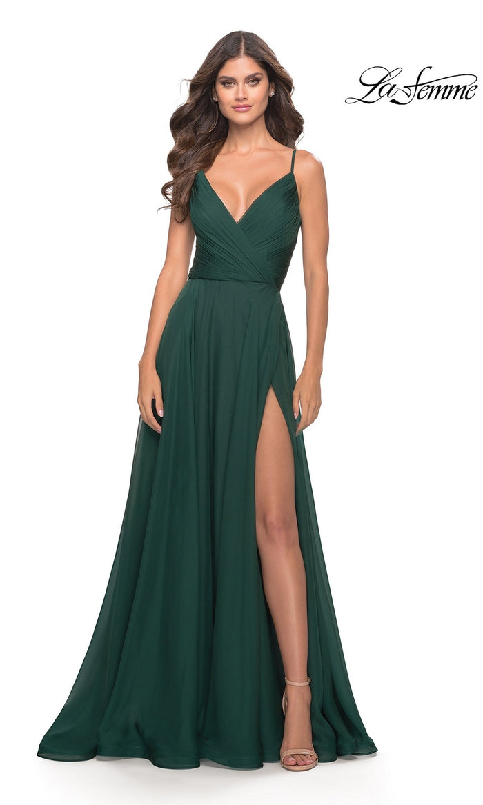 Dark Emerald La Femme 31500 Formal Prom Dress