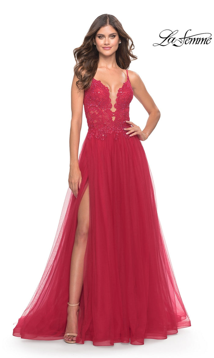 Red La Femme 31507 Formal Prom Dress