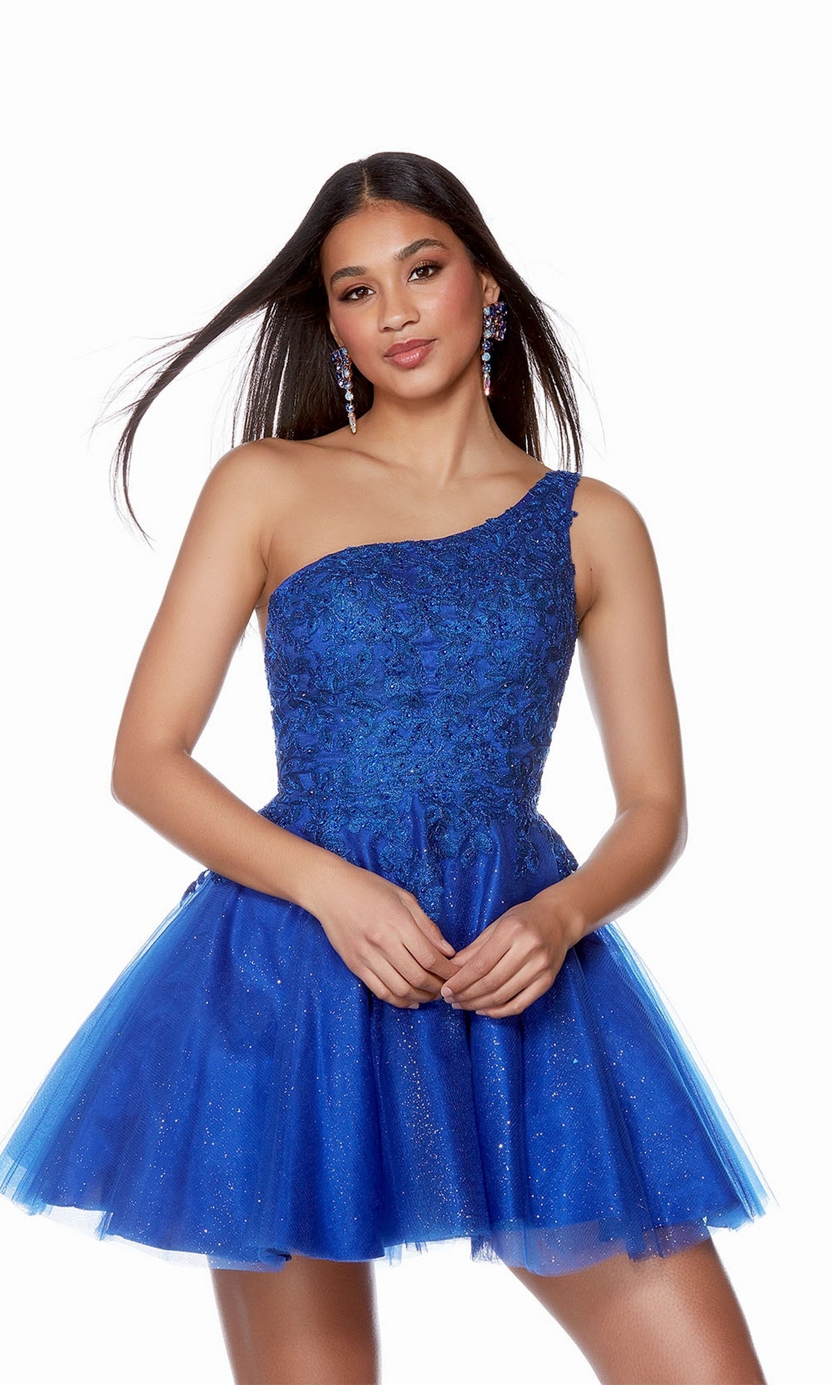 Royal Short Dress By Alyce For Homecoming 3150