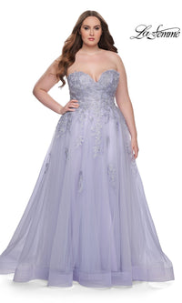  La Femme 31570 Plus-Size Formal Prom Dress