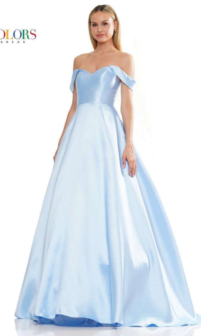 Light Blue Colors Dress 3182 Formal Prom Dress
