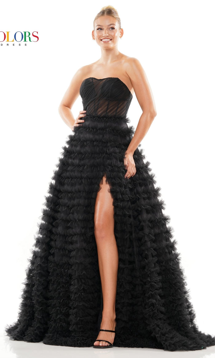 Black Colors Dress 3184 Formal Prom Dress