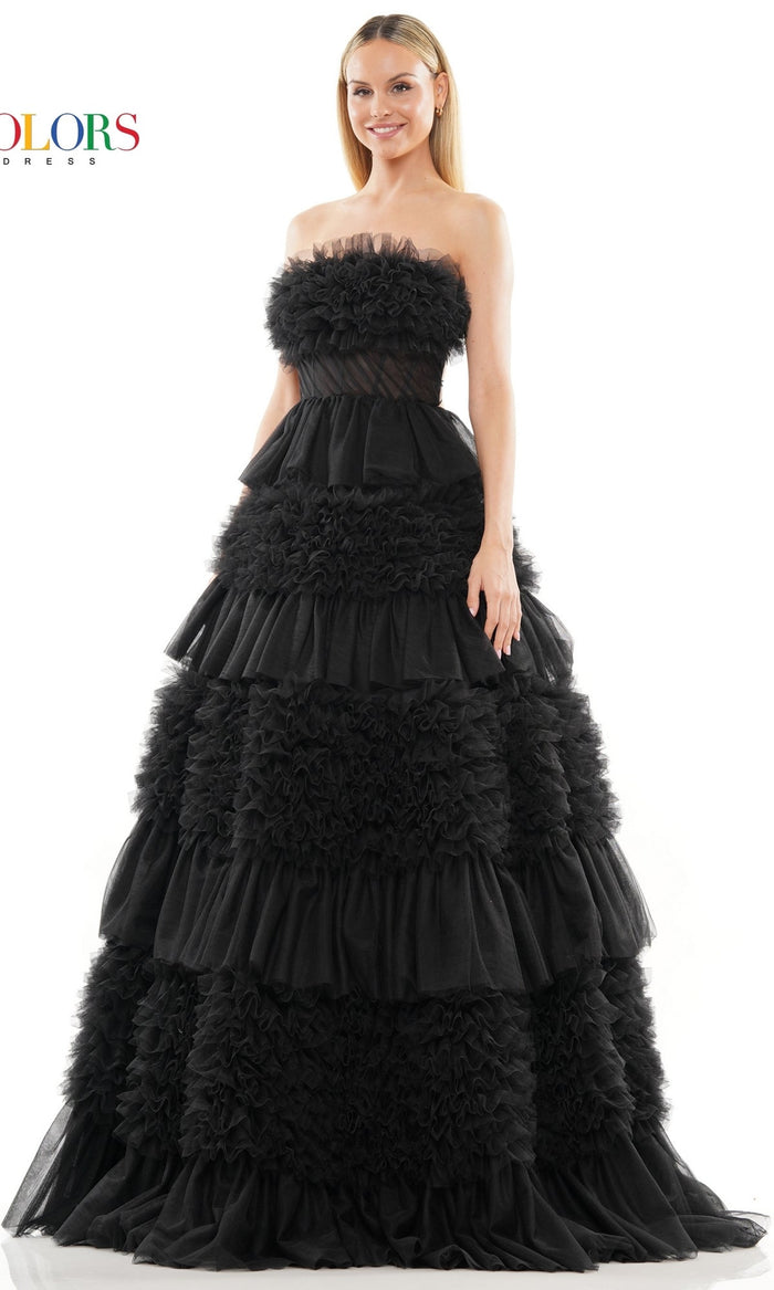 Black Colors Dress 3185 Formal Prom Dress