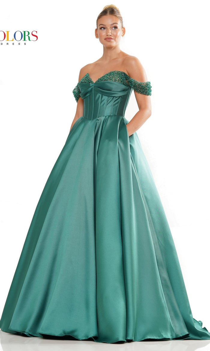 Emerald Colors Dress 3191 Formal Prom Dress