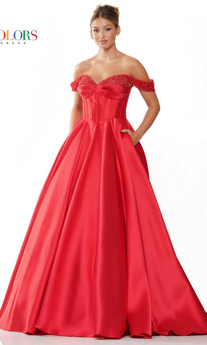 Red Colors Dress 3191 Formal Prom Dress