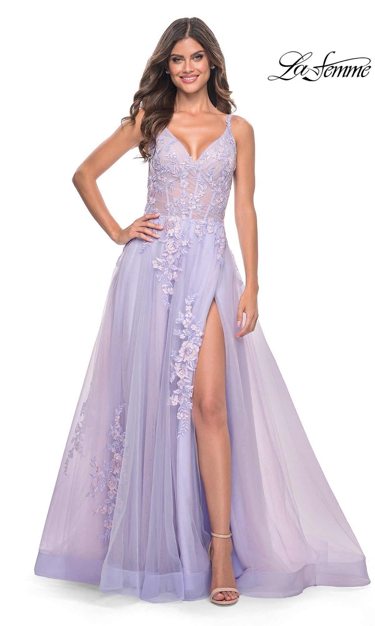 Lavender La Femme 31939 Formal Prom Dress